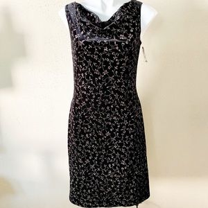 JBS glittery floral dress